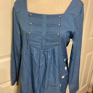 Just Fashion Now ~ Blue Top ~ Size Small